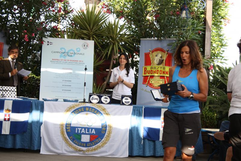 Cristiana Monina skipper of Alviero Martini takes 4 awards at RYCCS 